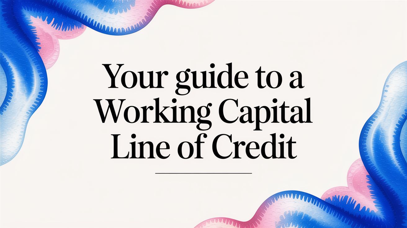 Your Guide to a Working Capital Line of Credit