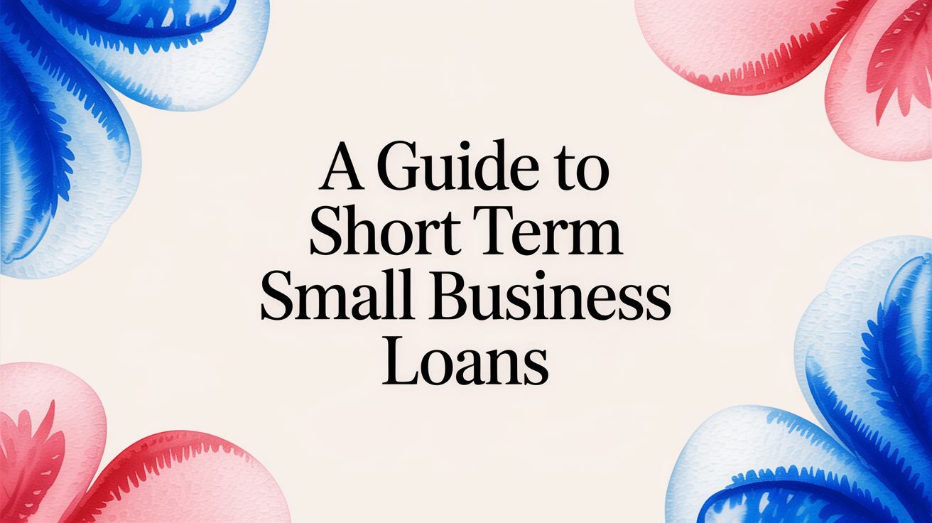 A Guide to Short Term Small Business Loans