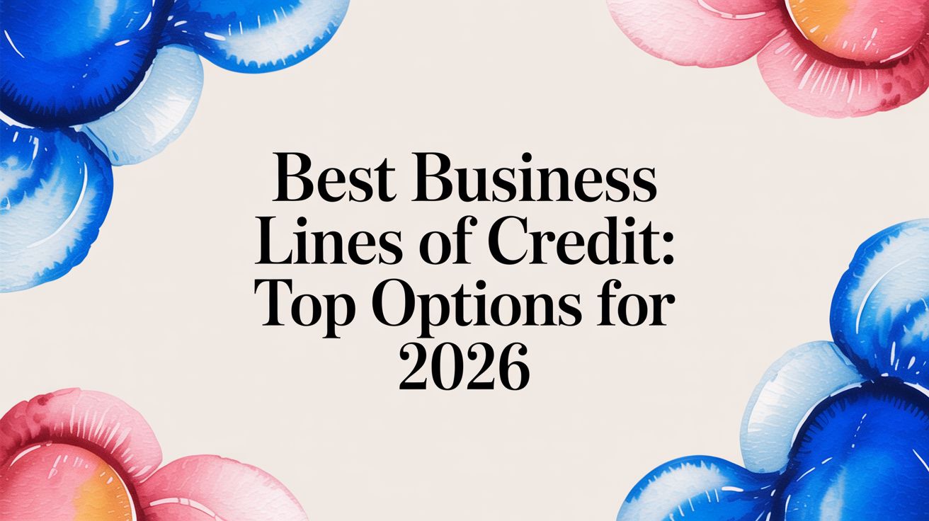Best business lines of credit: Top options for 2026