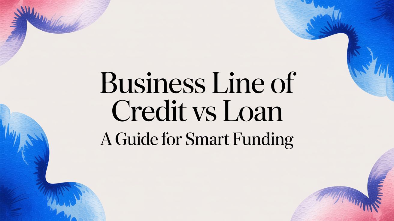 Business Line of Credit vs Loan