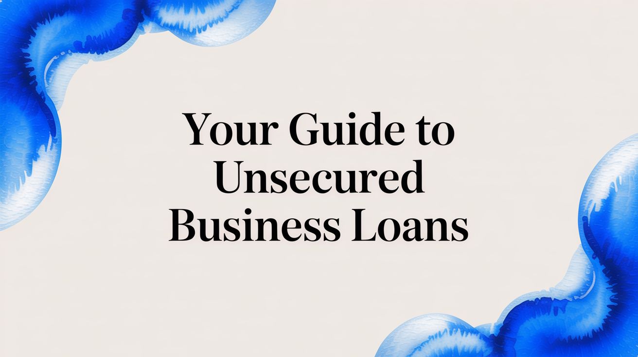 Your Guide to Unsecured Business Loans