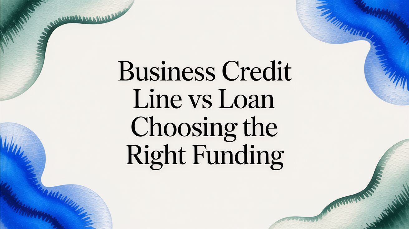 Business Credit Line vs Loan: Choosing Your Funding