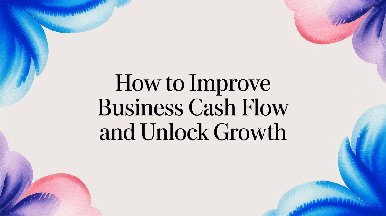 How to Improve Business Cash Flow and Unlock Growth
