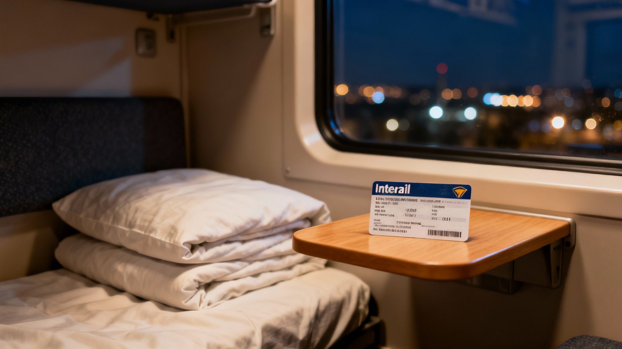 Your Guide to the Interrailing Pass Europe 2 A night train at a European station, ready for boarding