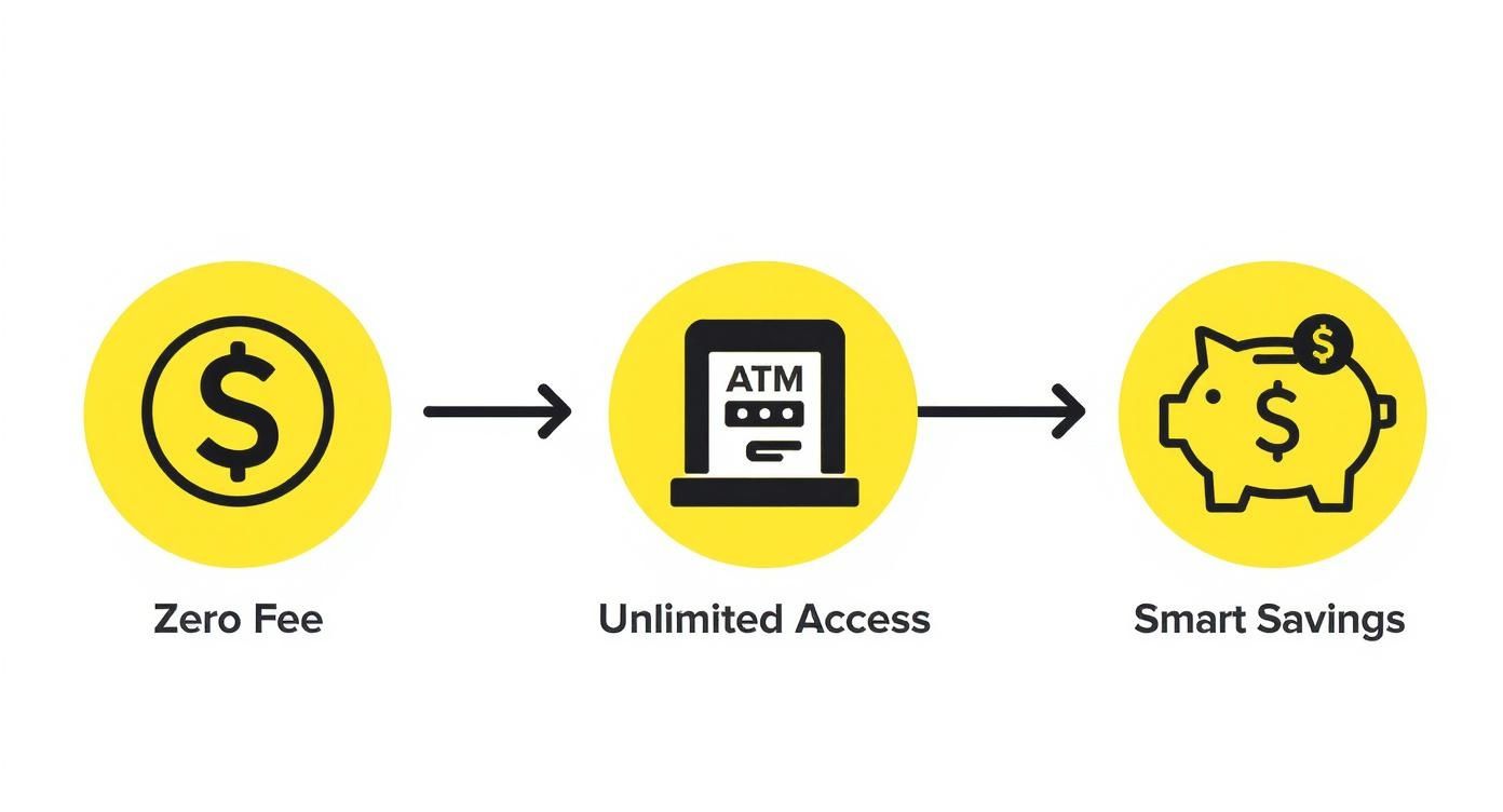 Infographic about commonwealth bank student account