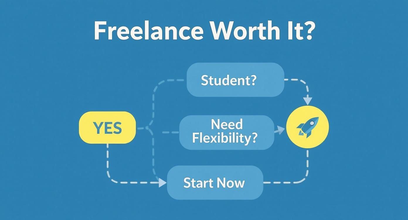 Infographic about students’ guide to becoming a freelancer in australia