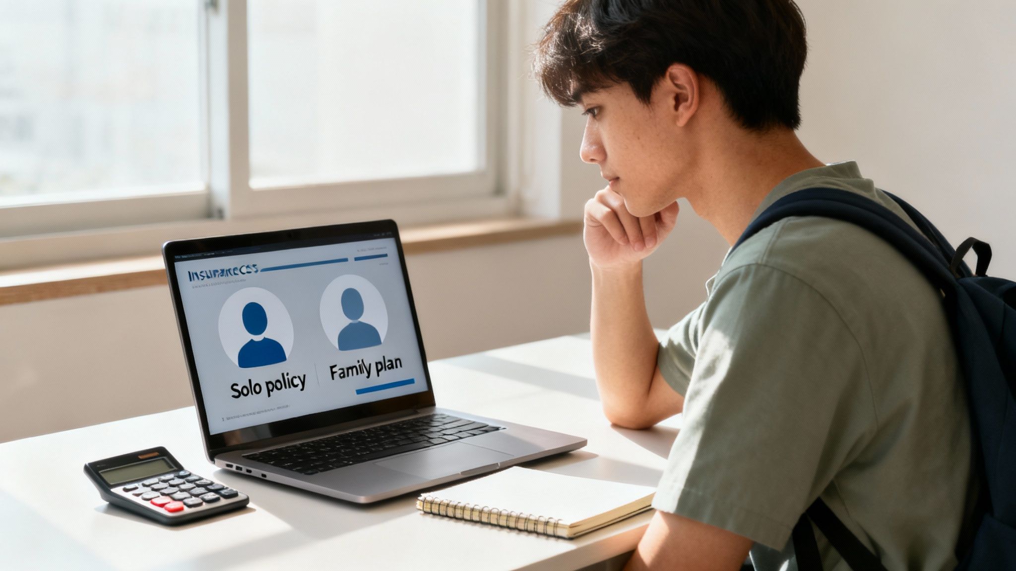 Cheap Car Insurance for College Students Guide 1 A college student smiling while driving a car.