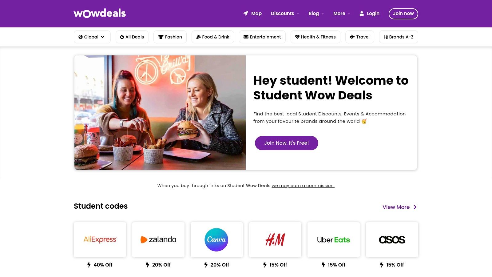 Student Wow Deals