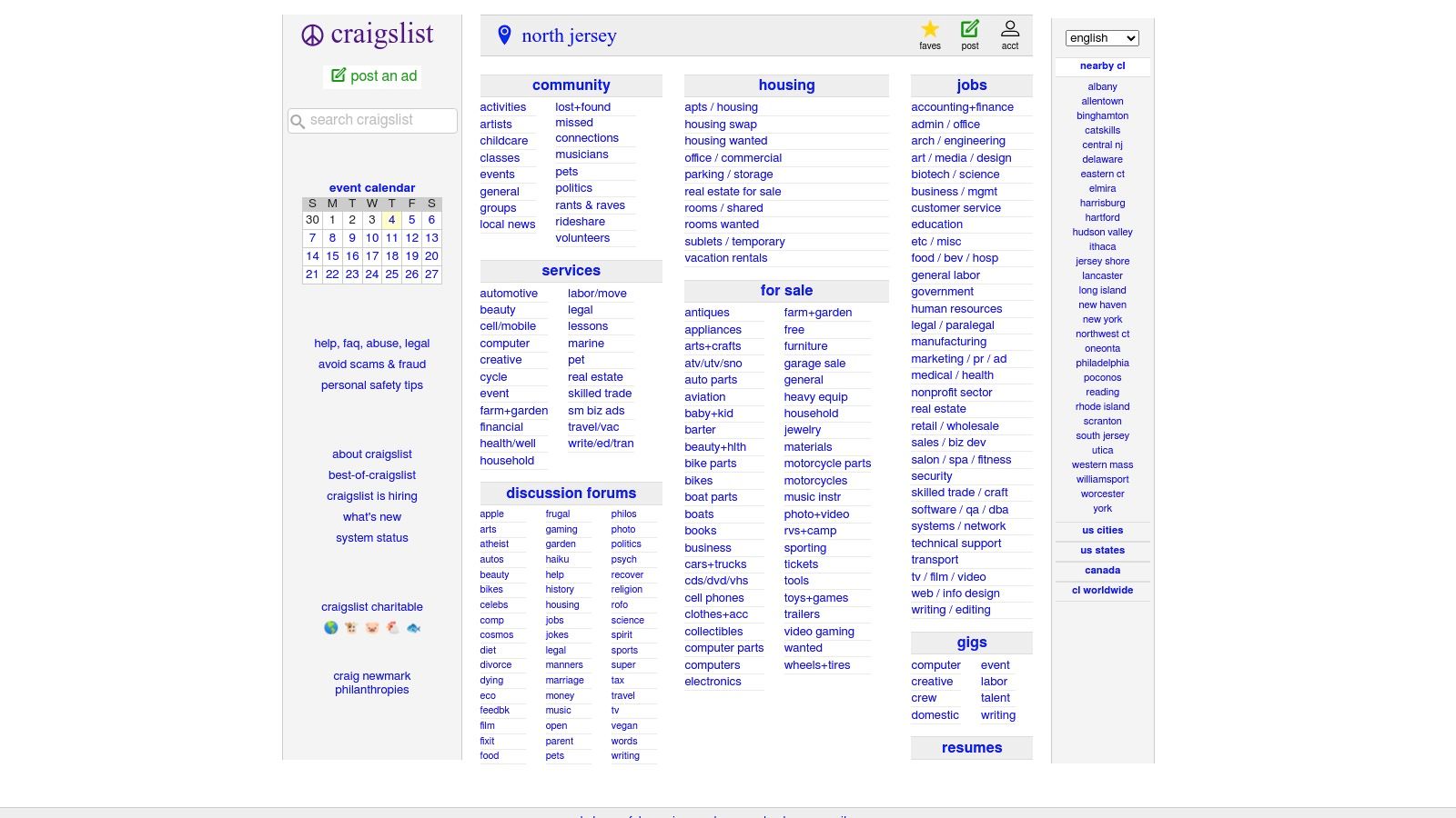 Craigslist (Rooms & Shares)