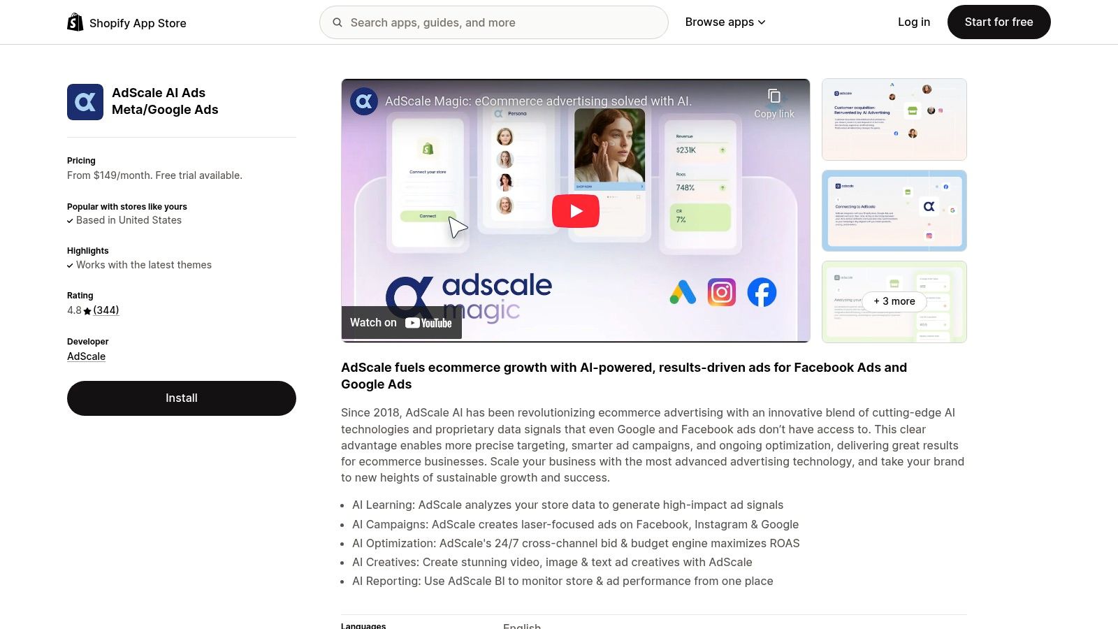 AdScale (Shopify App)