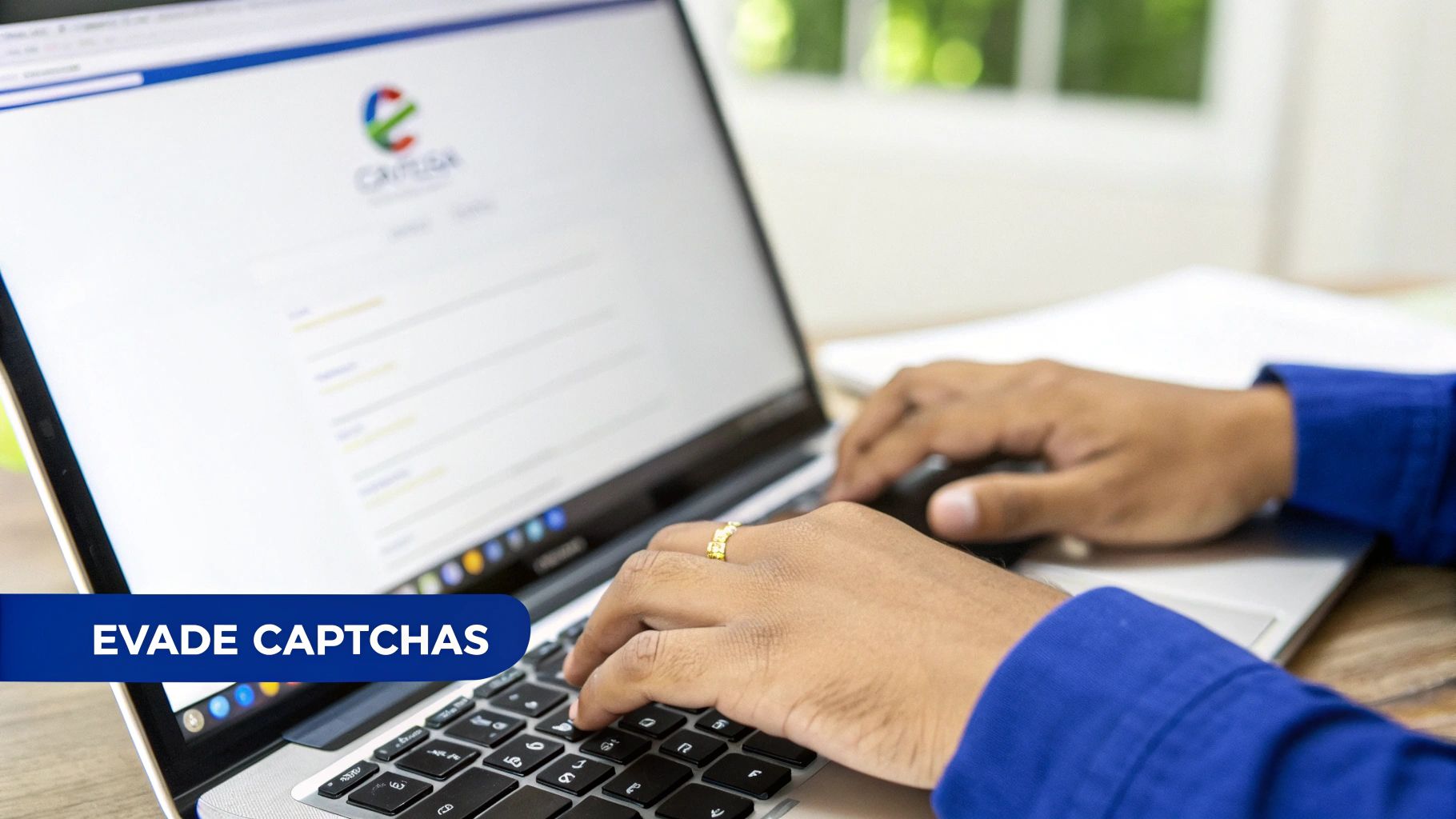 A shield deflecting digital threats, symbolizing anti-bot defenses.