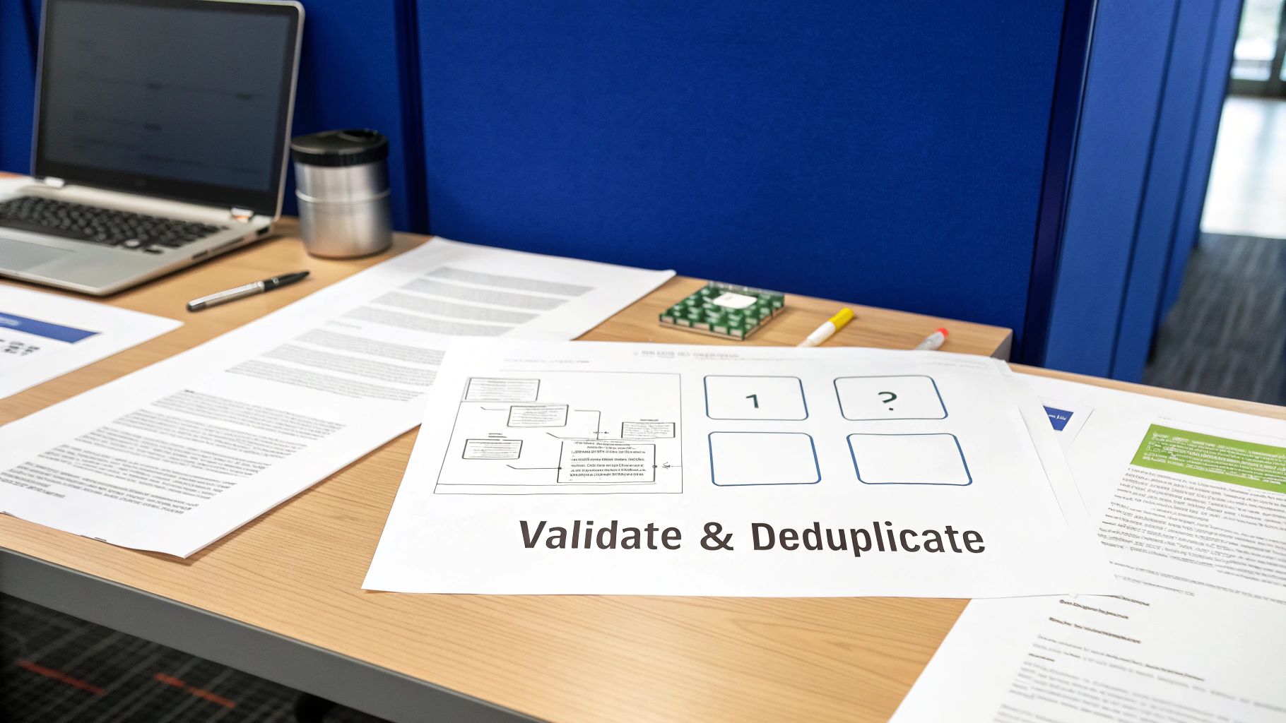 Parse, Store, Validate and Deduplicate Data Efficiently