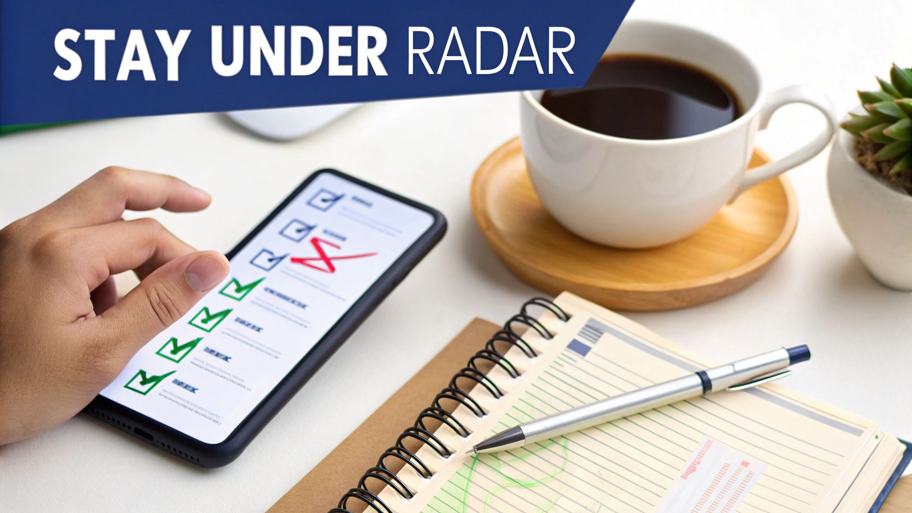 A person cautiously navigating a digital maze, symbolizing the careful strategies needed to avoid Instagram blocks.