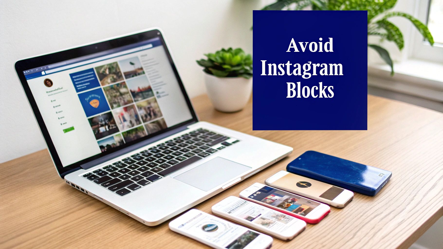 An abstract image showing network connections, representing the complexity of Instagram's detection systems.