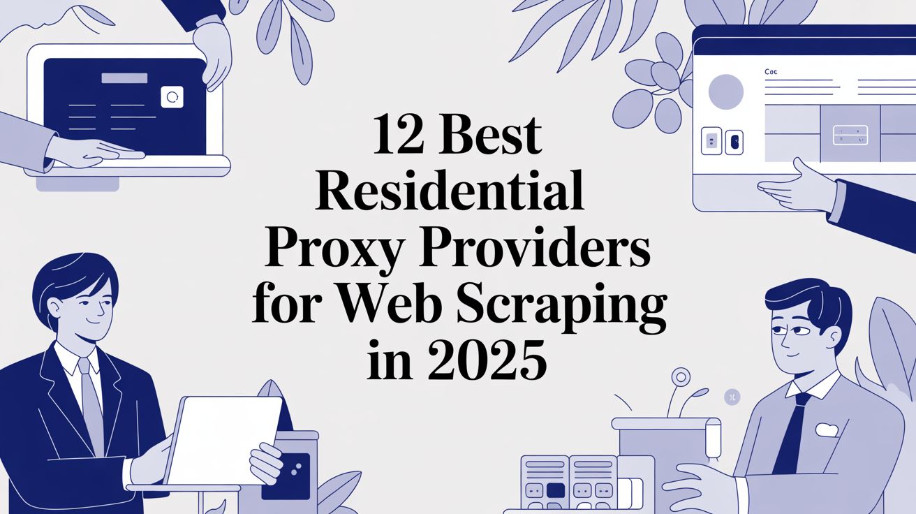 12 Best Residential Proxy Providers for Web Scraping in 2025