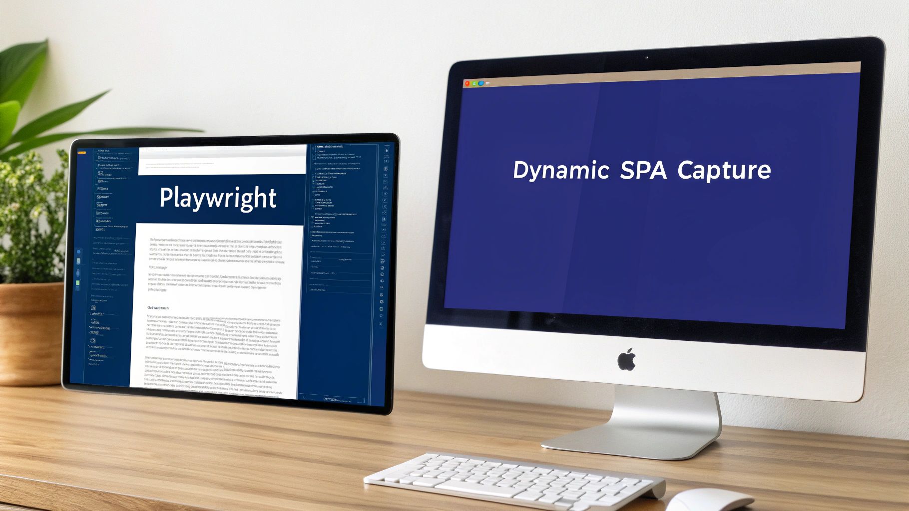 Illustration of a network of servers and IP addresses, representing the use of proxies to manage a web crawler.