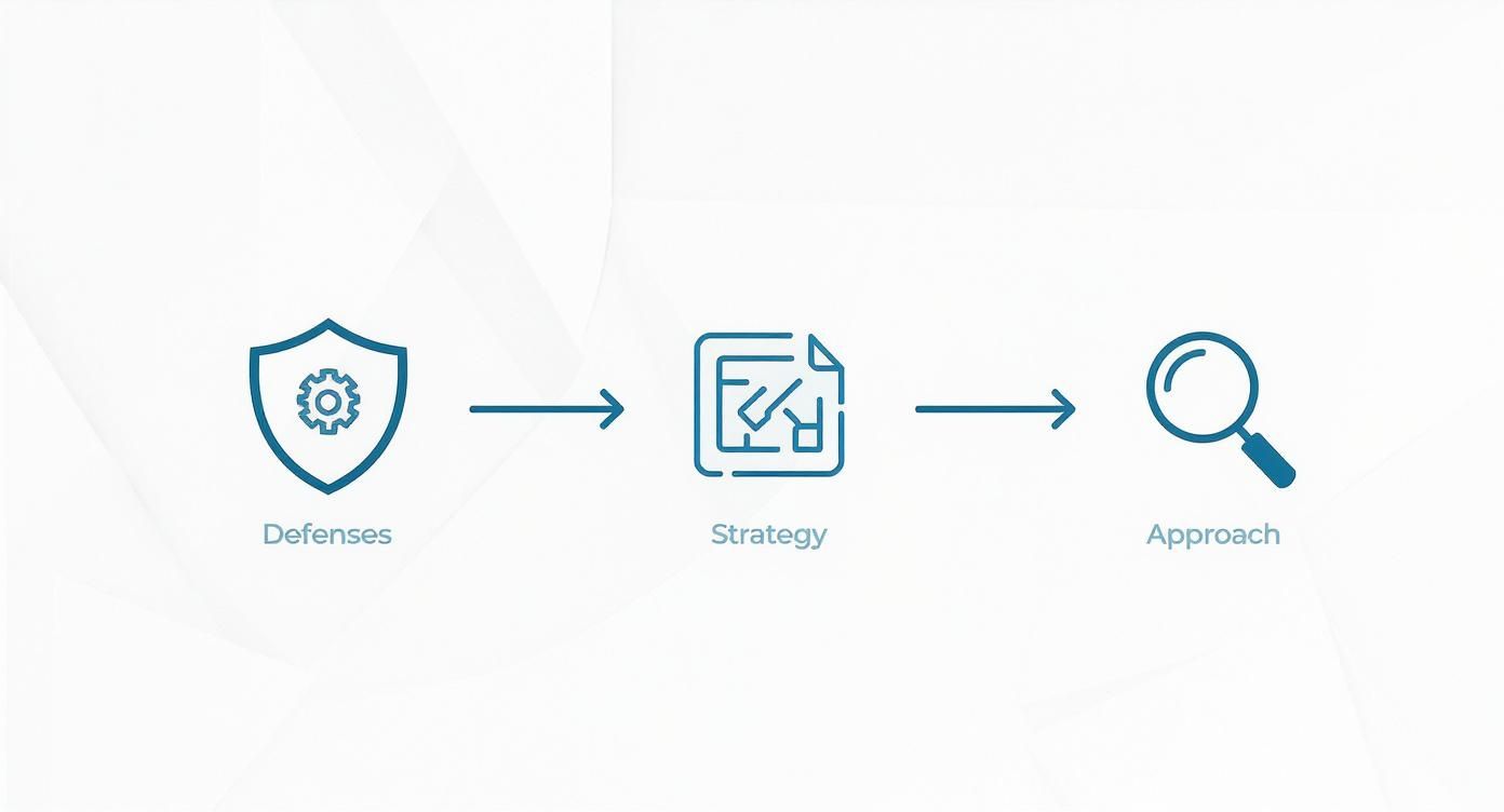 Infographic about how to scrape linkedin data