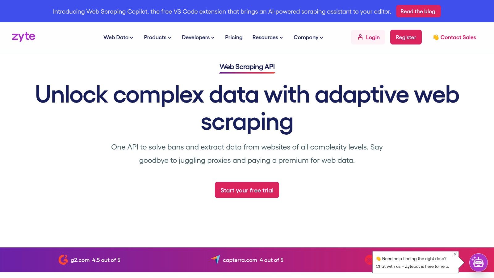 Zyte – Web Scraping API