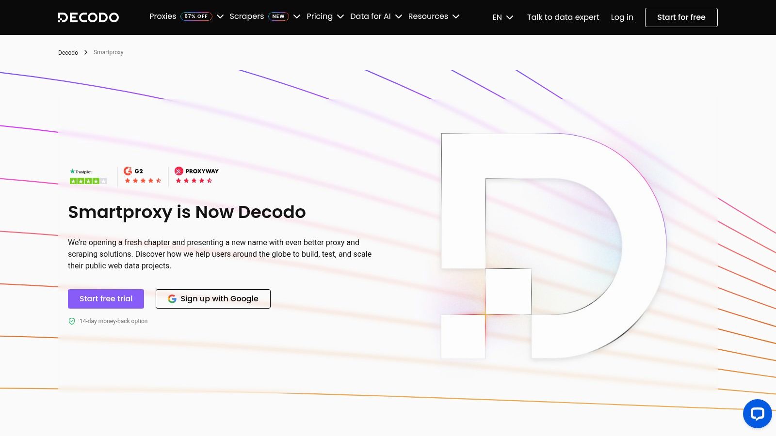 Decodo (formerly Smartproxy)