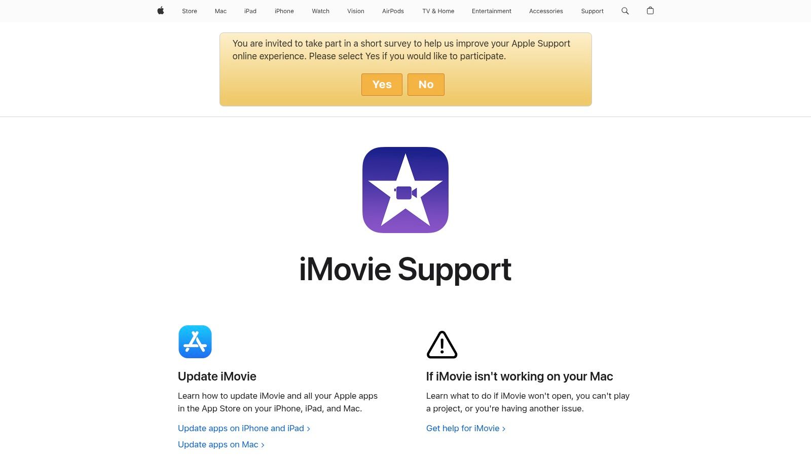 An image showcasing the Apple iMovie user interface, highlighting its clean design and accessible tools for beginners.