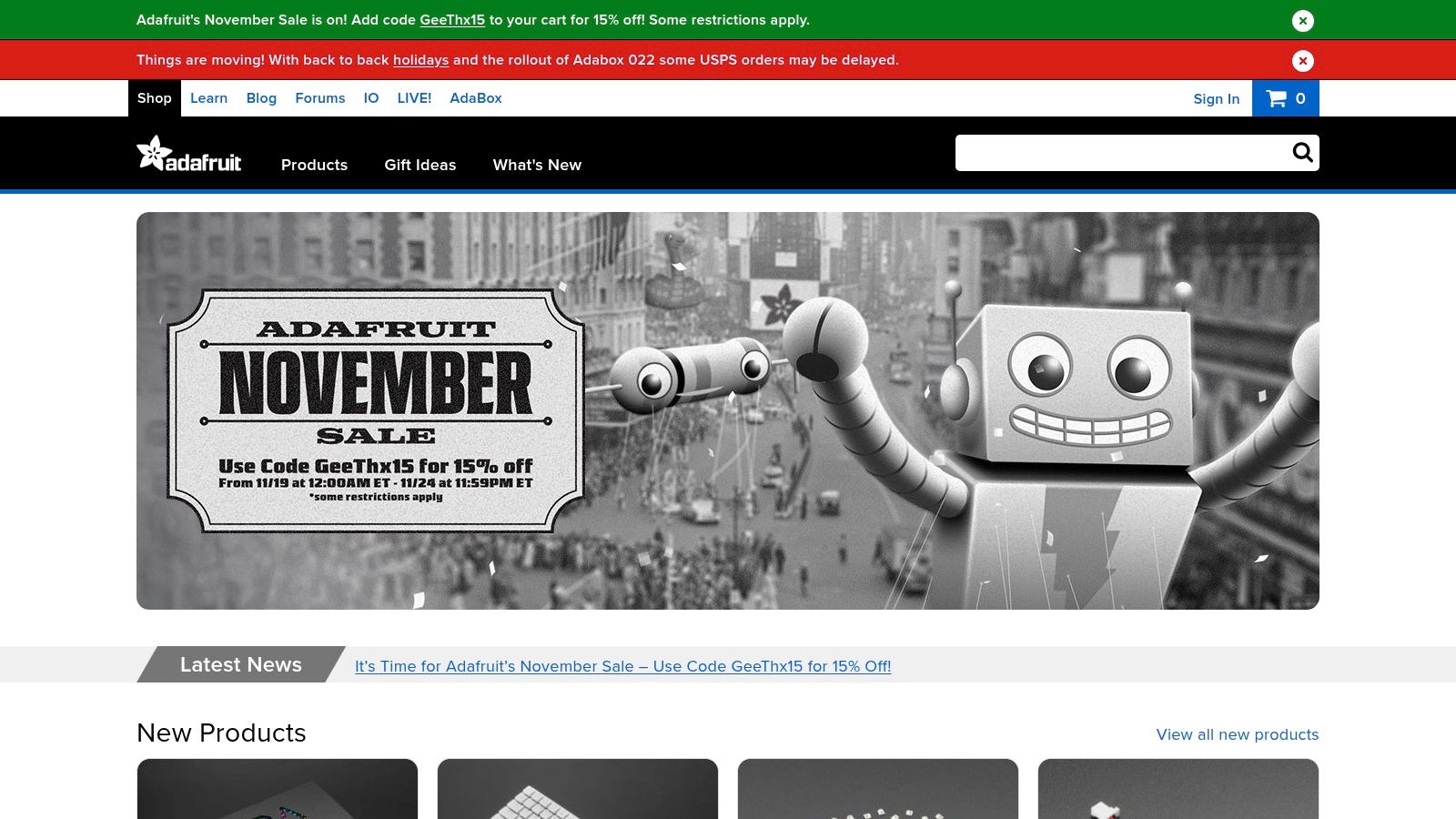Adafruit Industries (and Adafruit Learning System)