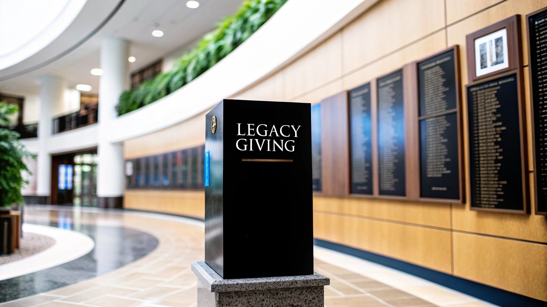 Planned Giving Donor Wall