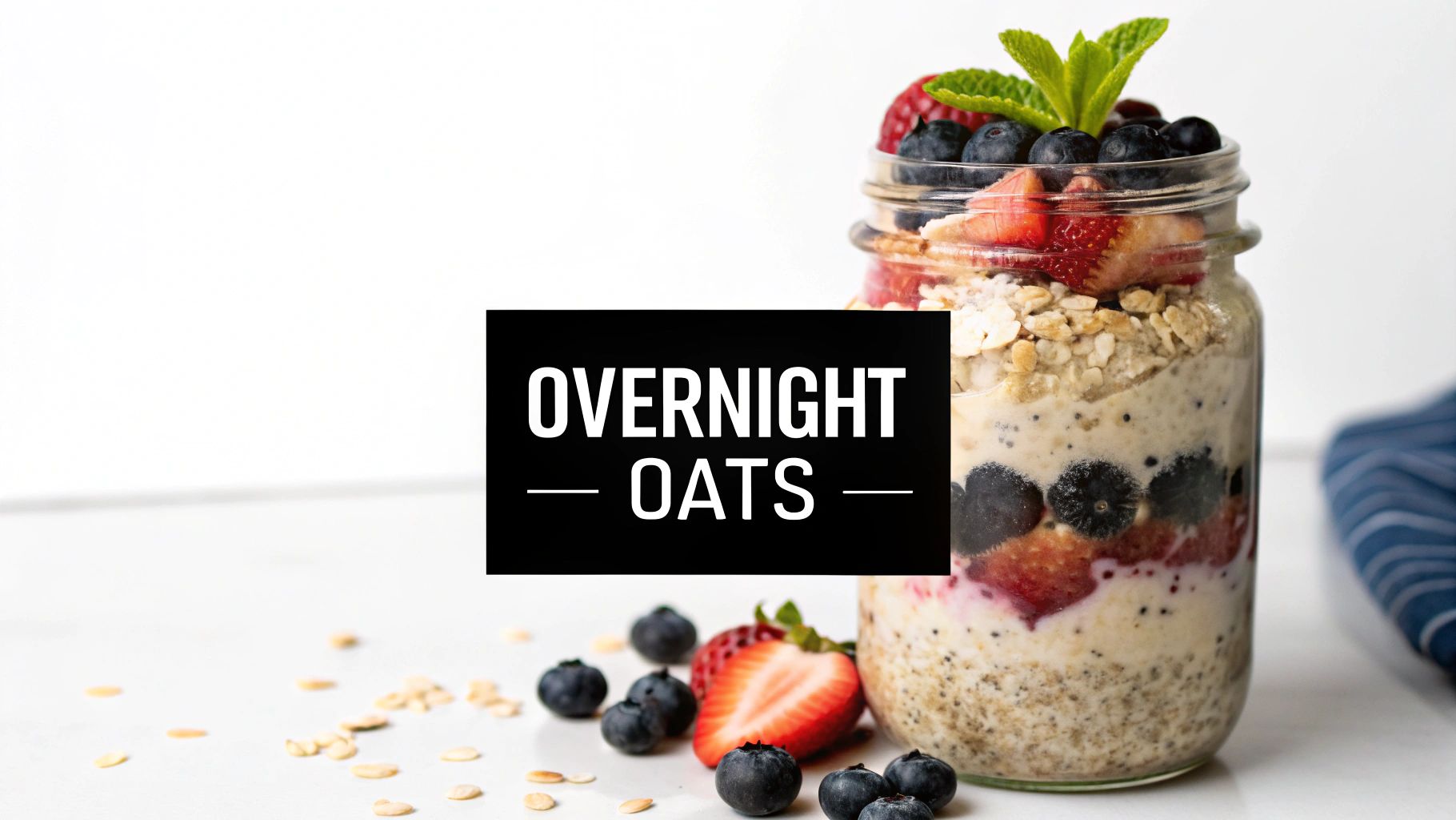 Overnight Oats with Berries