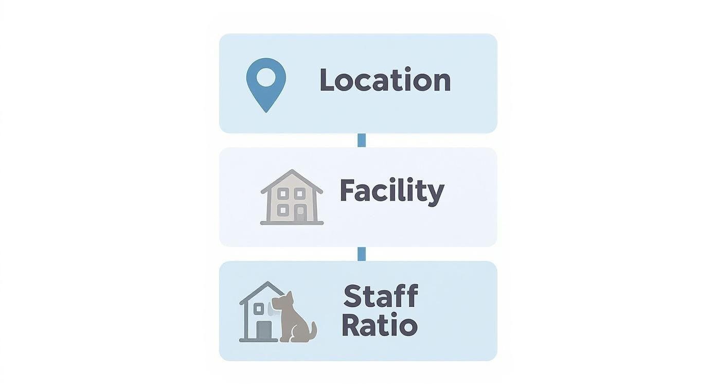 Infographic about how much does doggy daycare cost