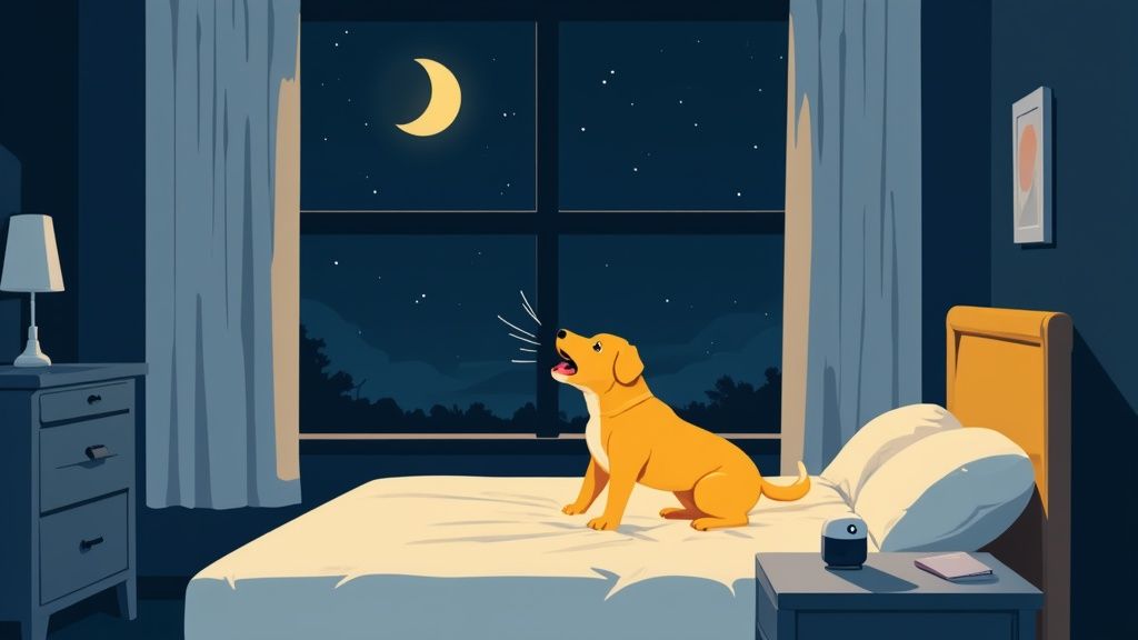 Dog Barks All Night? Let's Get You Both Some Sleep