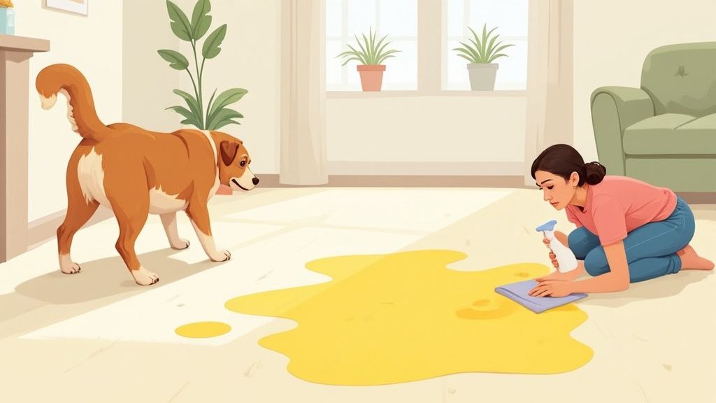 How to Clean Up Dog Pee on Carpet The Right Way