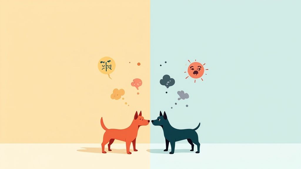A Change in Behavior in Dogs Explained