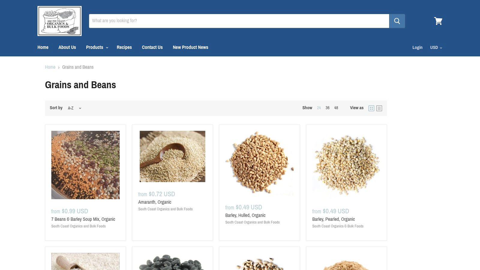 South Coast Organics and Bulk Foods