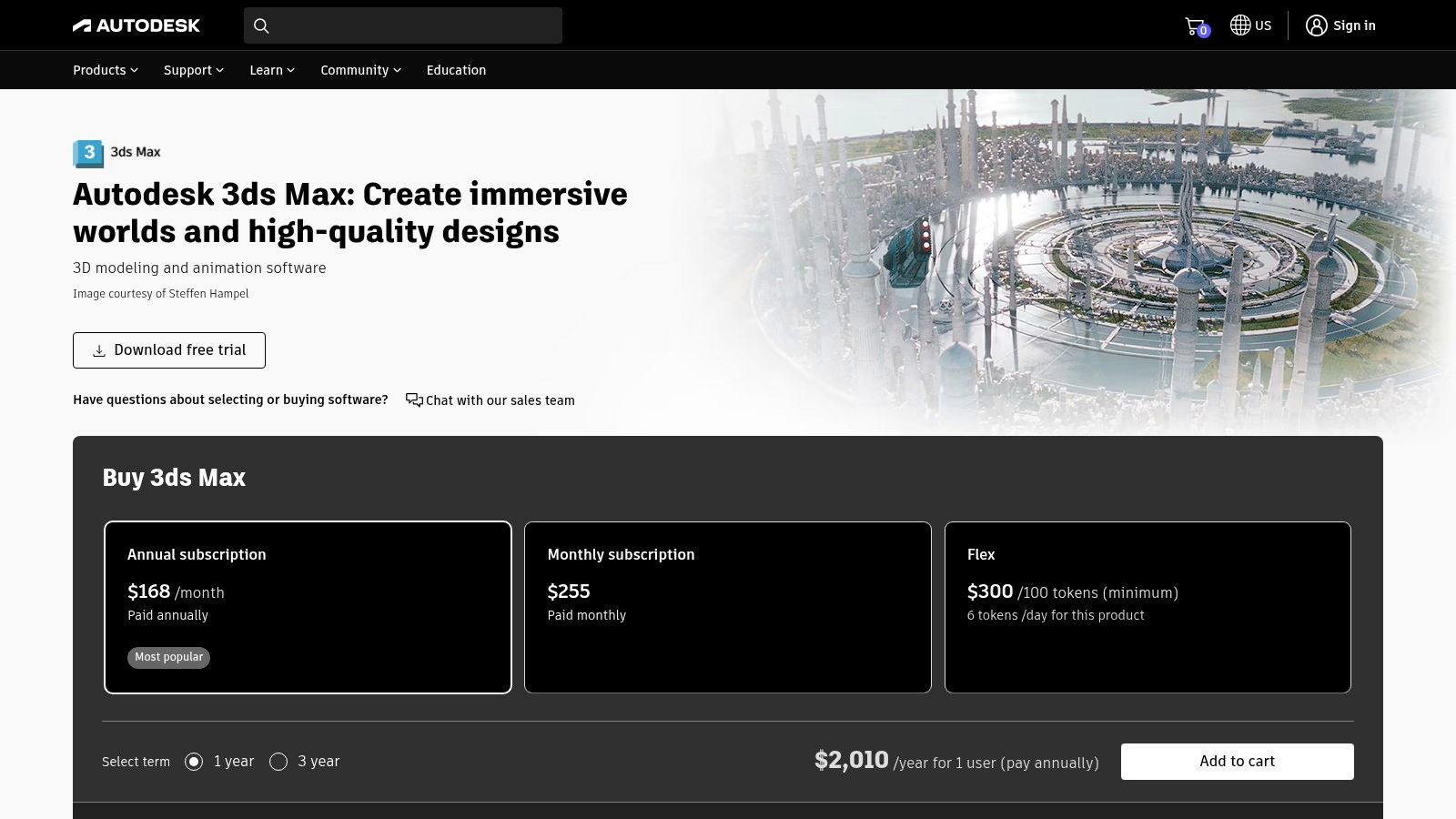 Autodesk 3ds Max (with Arnold)