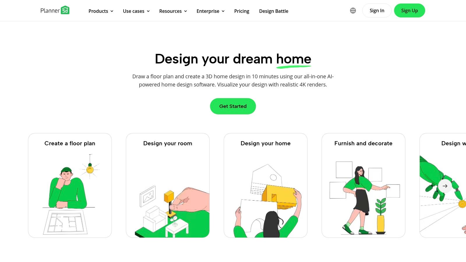 Planner 5D (AI Plan Recognition)