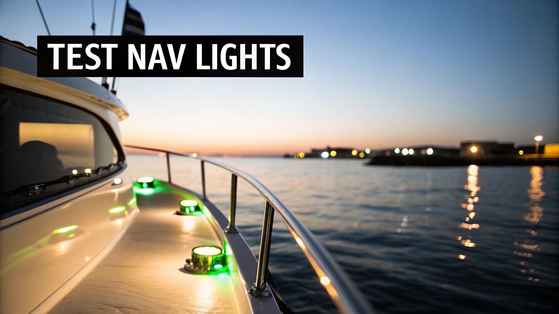 Navigation Light Functionality Test