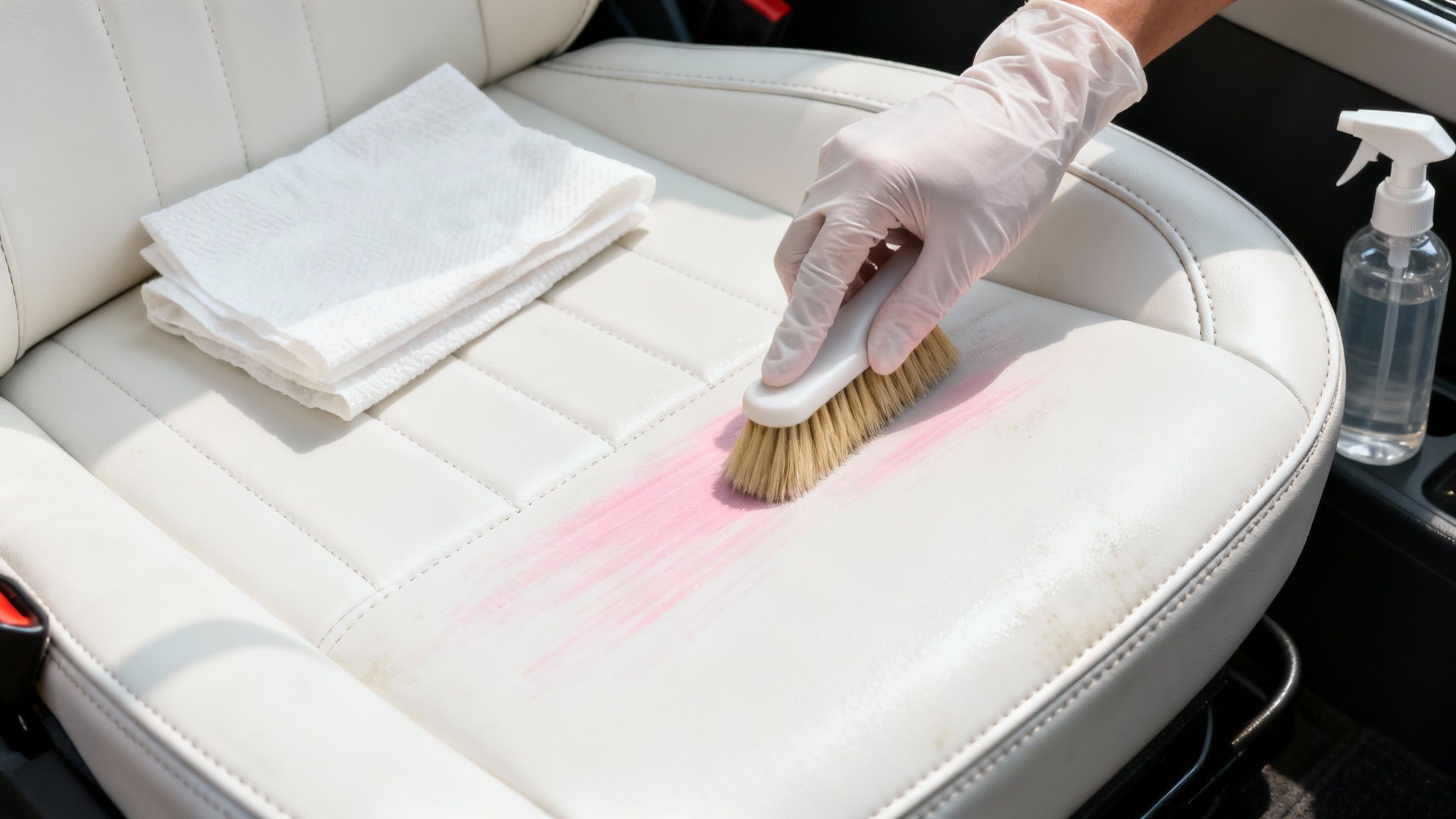 Mildew Turning Pink On Boat Seats