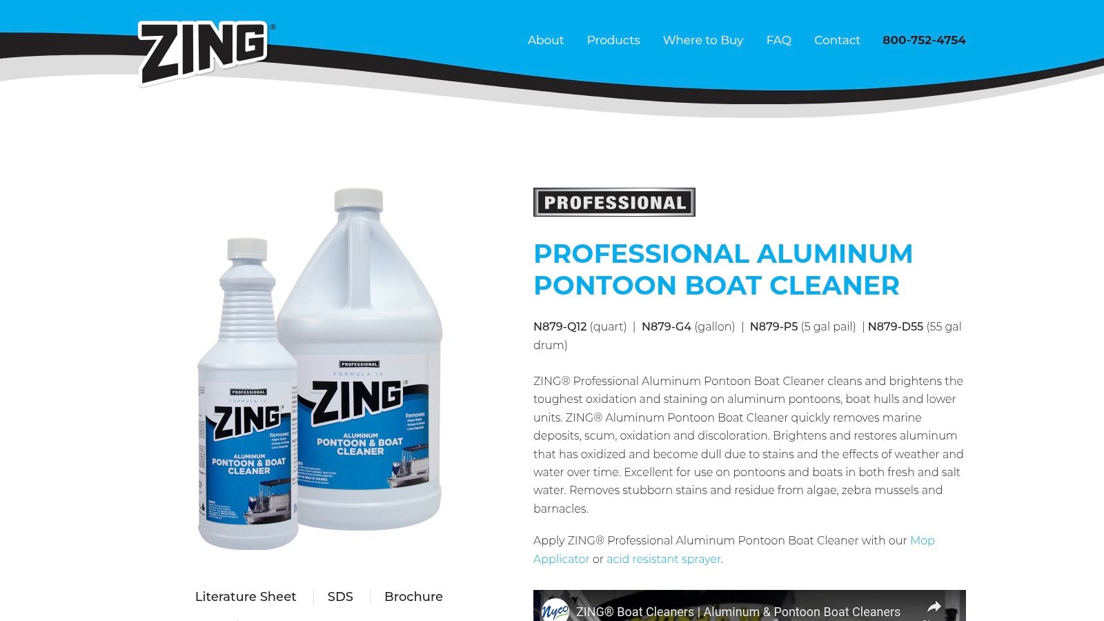 ZING® Boat Cleaners