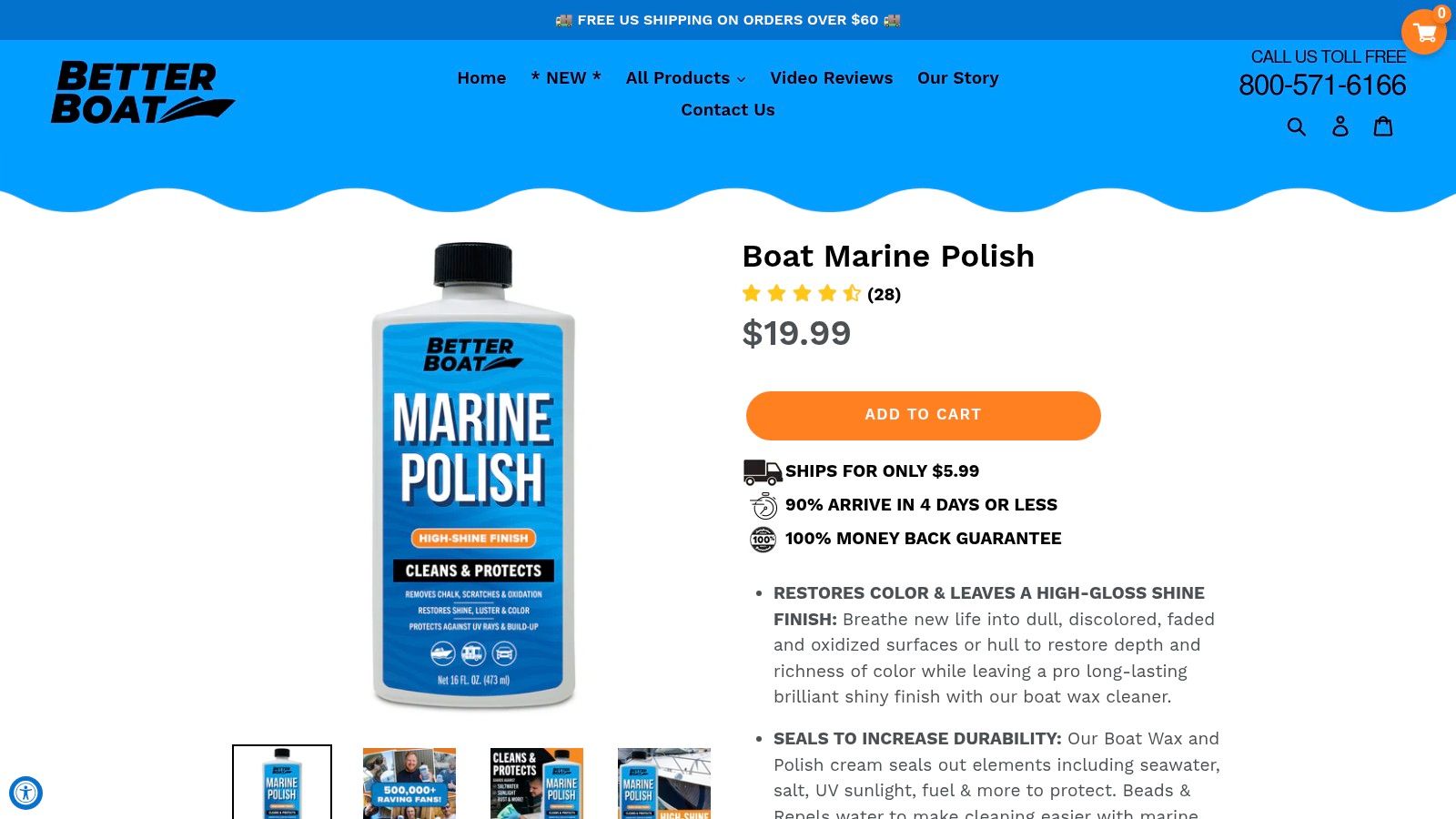 Marine Cleaner Wax Marine Polish by Better Boat