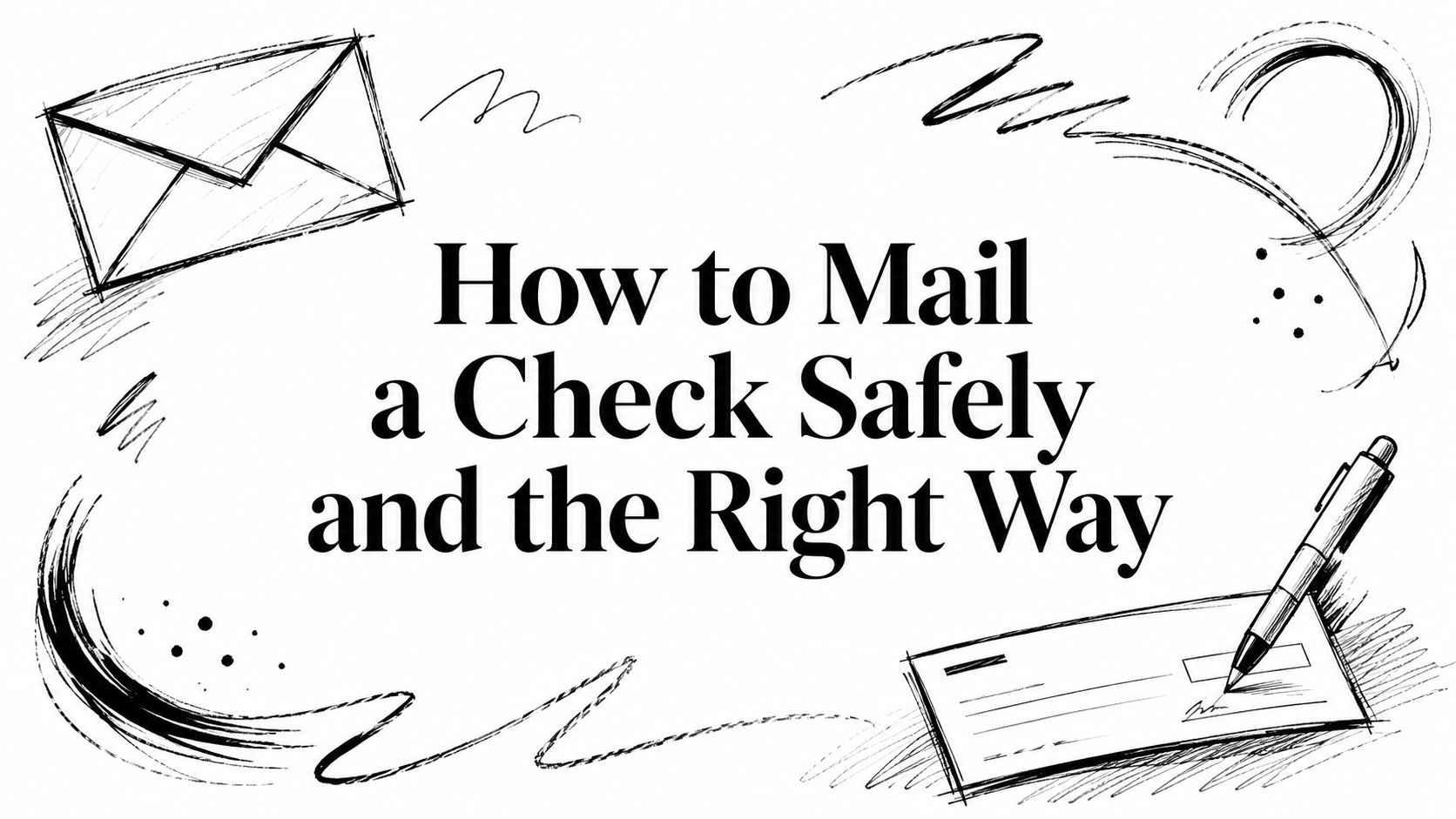 How to Mail a Check Safely and the Right Way