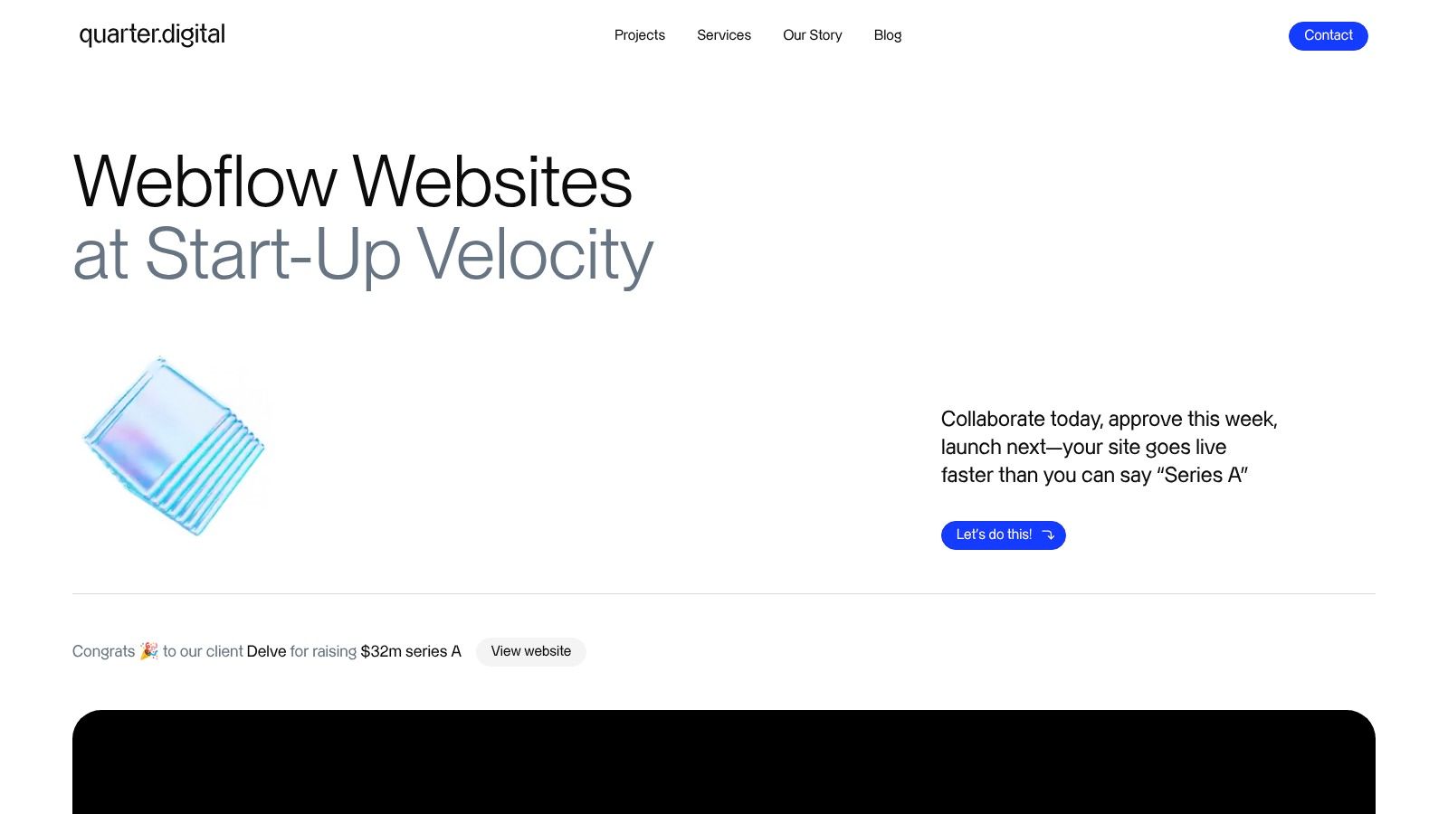 Screenshot from https://quarter.digital