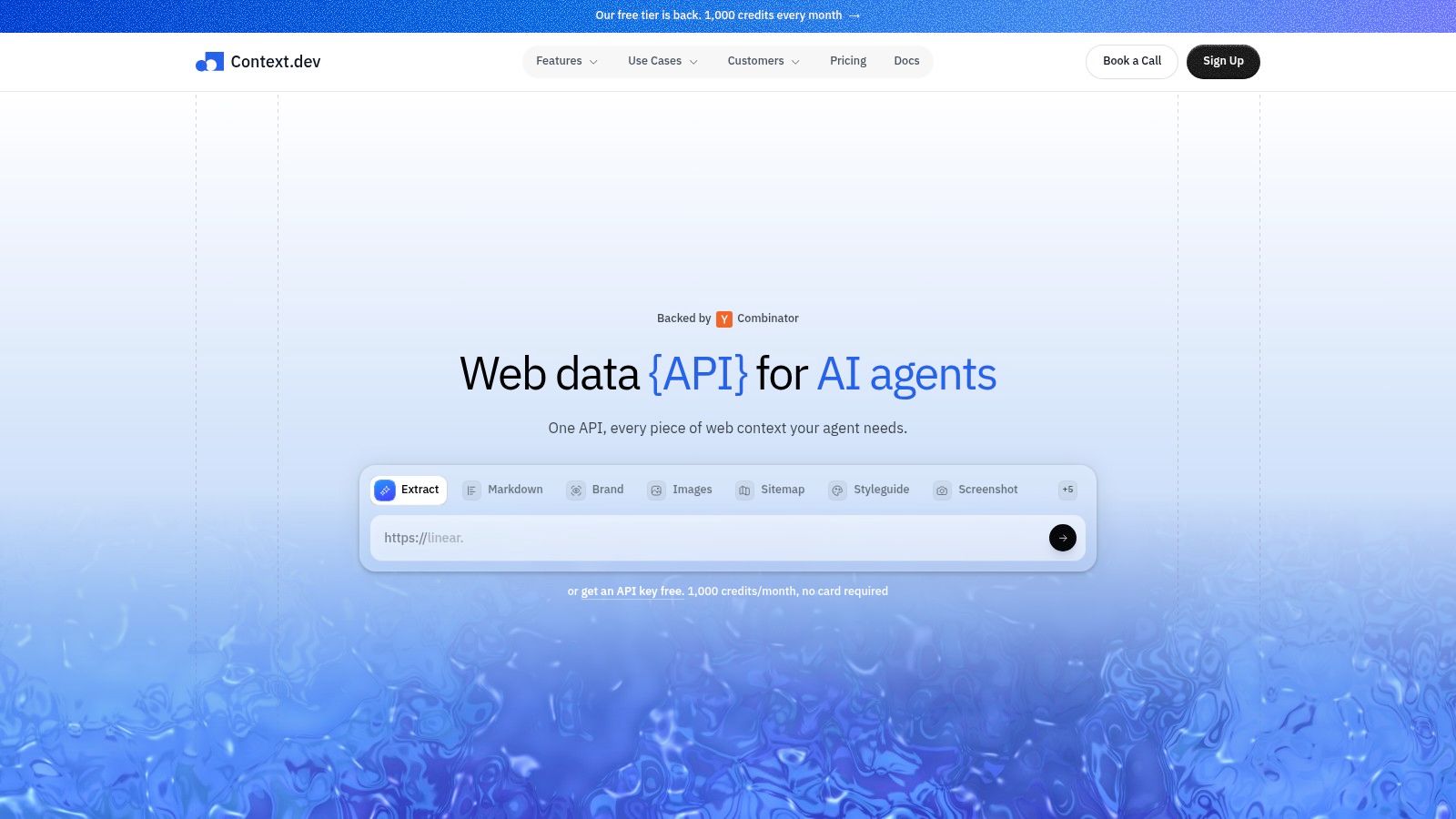 Screenshot from https://www.context.dev