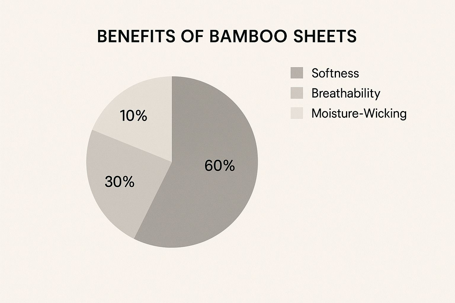 Infographic about bamboo sheets benefits