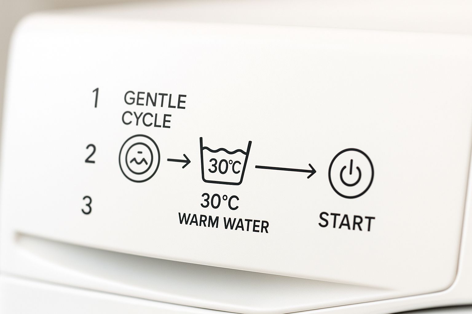 Infographic about washing bamboo sheets