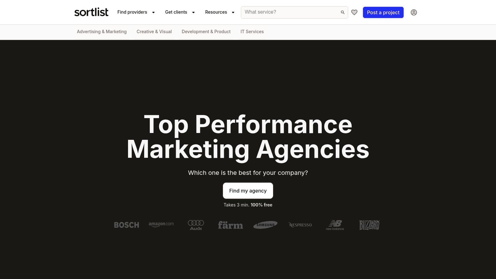 Sortlist (Performance Marketing directory)