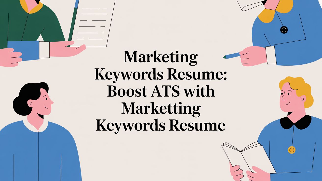 How to Get Your Resume Seen: A Guide to Marketing Keywords