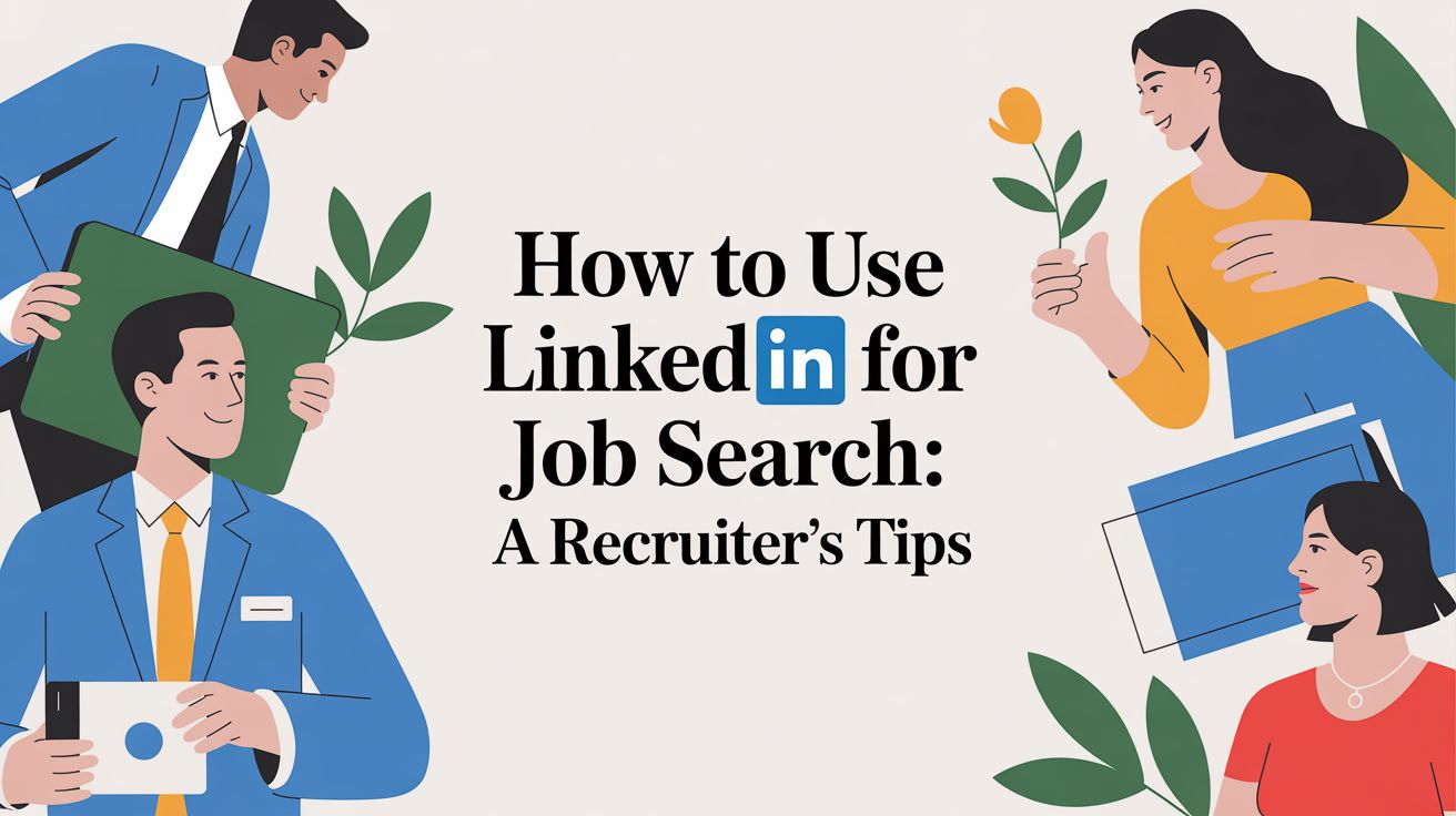 How to use LinkedIn for job search