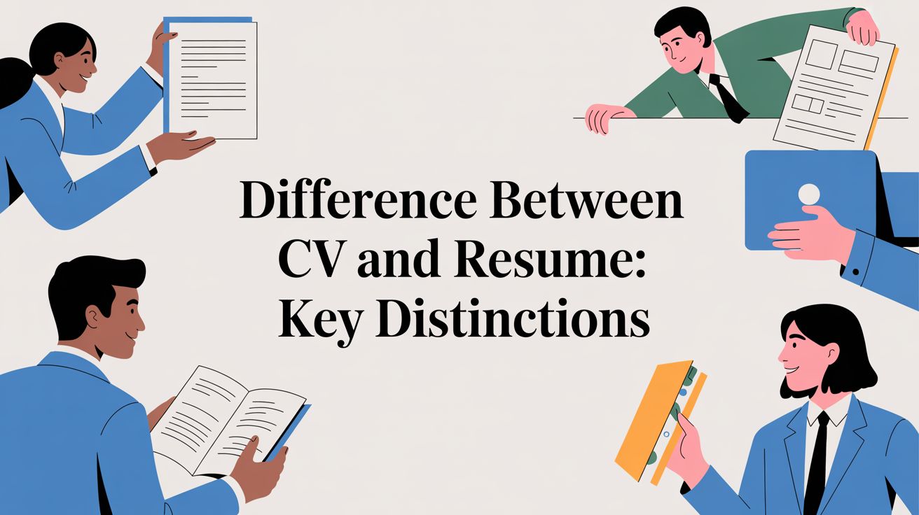 Learn the difference between a resume and a CV