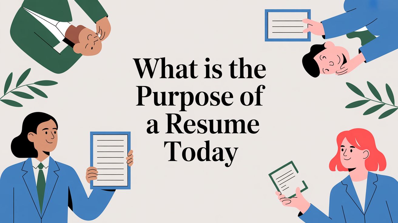 What Is the Purpose of a Resume Today