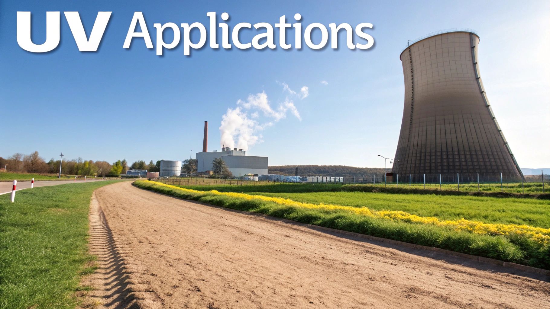 Industrial water treatment facility in Dubai with UV systems installed.