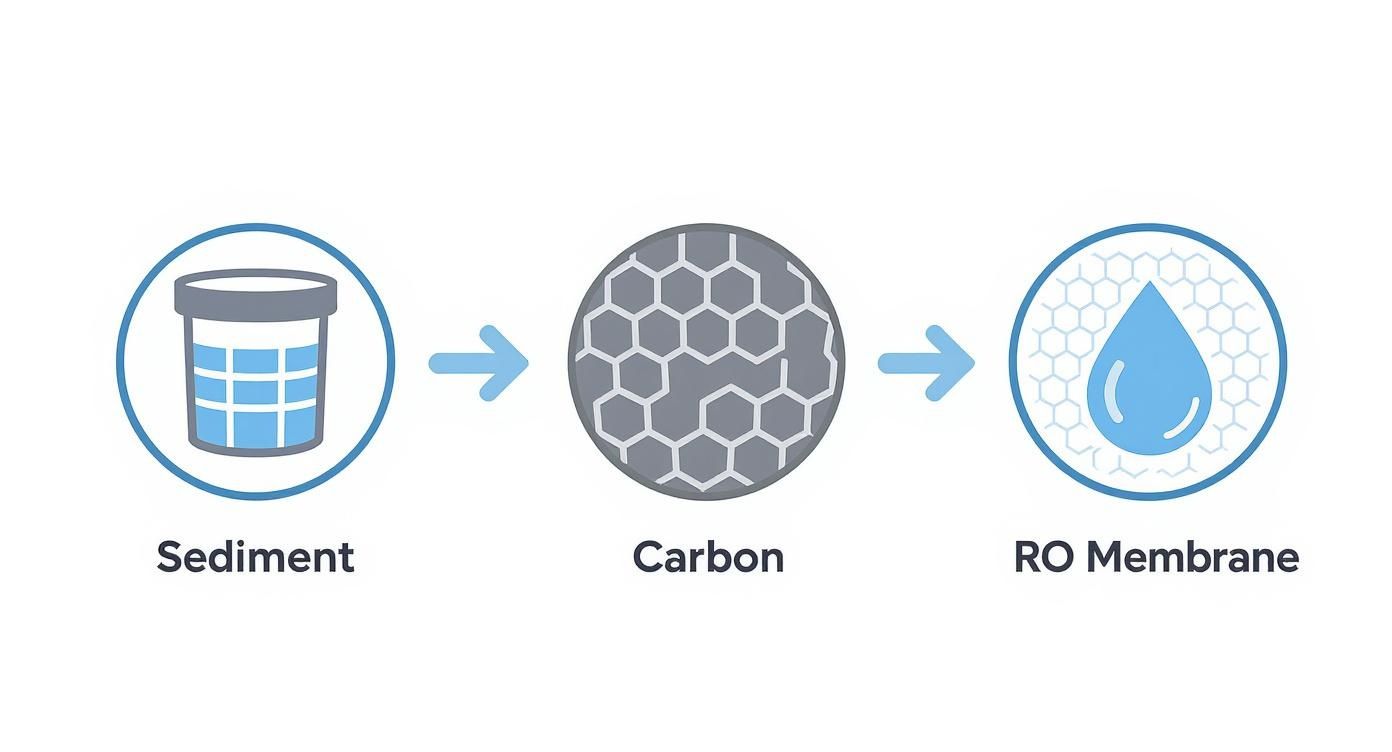 Infographic about 1500 gpd ro system dubai